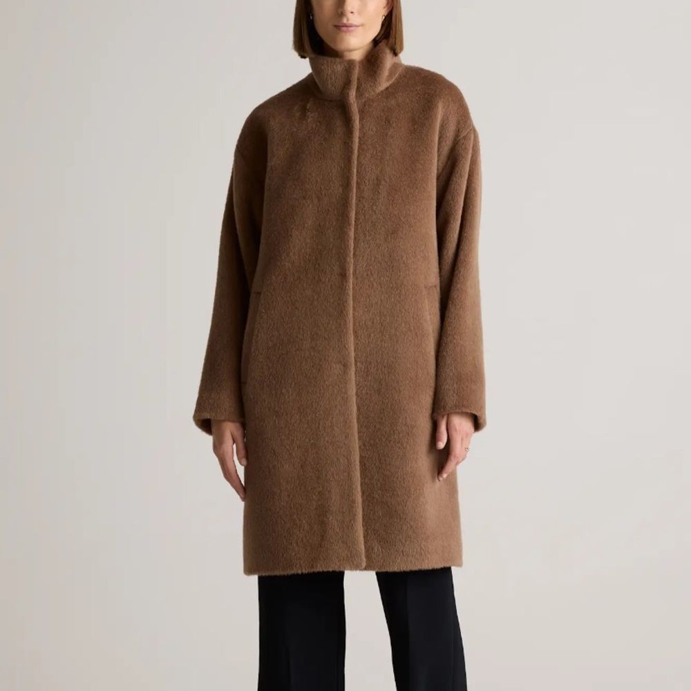 Quince - Alpaca Wool Stand Collar Coat